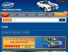 Tablet Screenshot of fordmusclecars.com.au